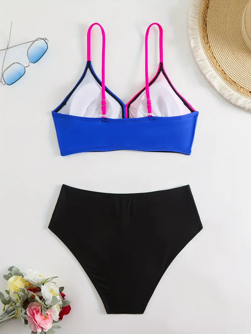 biquíni hot pant cavado com cintura alta