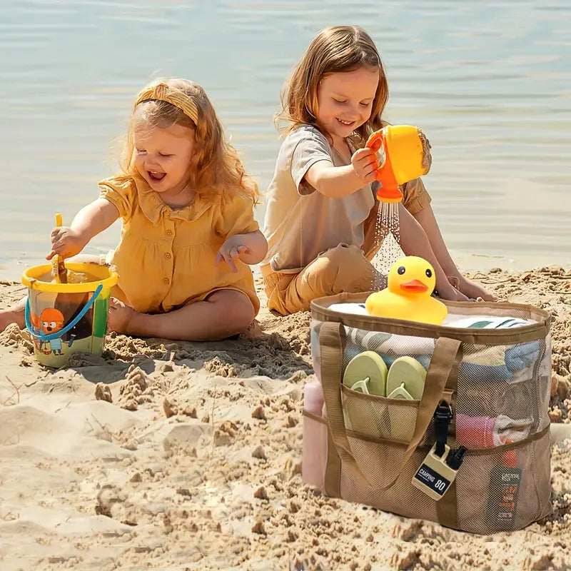 Bolsa de Praia em Malha Respirável de Grande