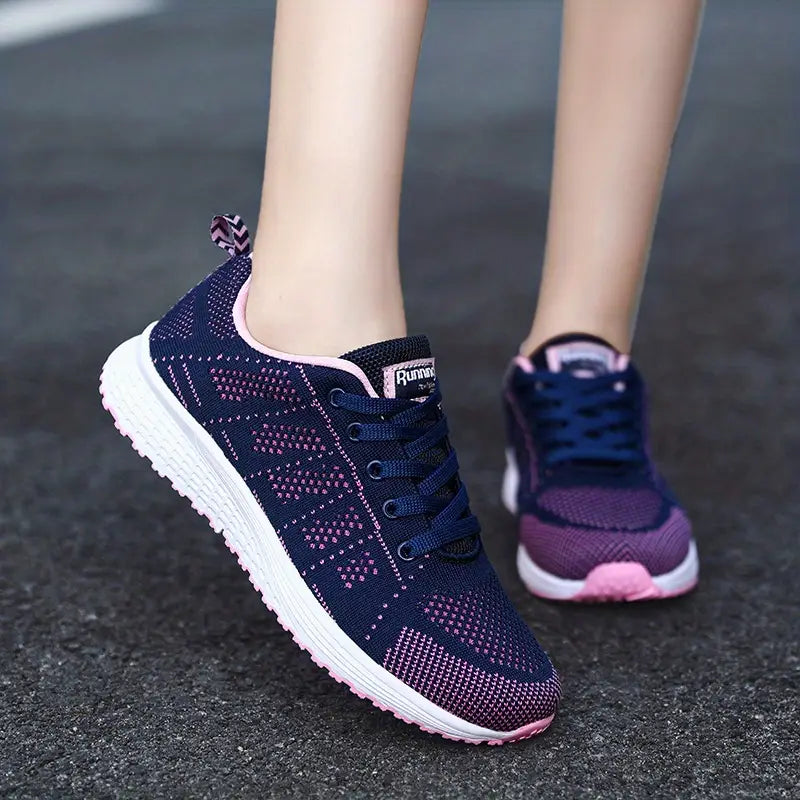 Tênis Feminino Running Confort Fit – Leve, Respirável e Estiloso