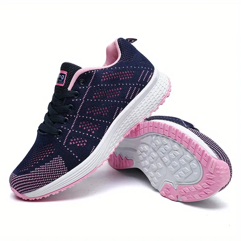 Tênis Feminino Running Confort Fit – Leve, Respirável e Estiloso