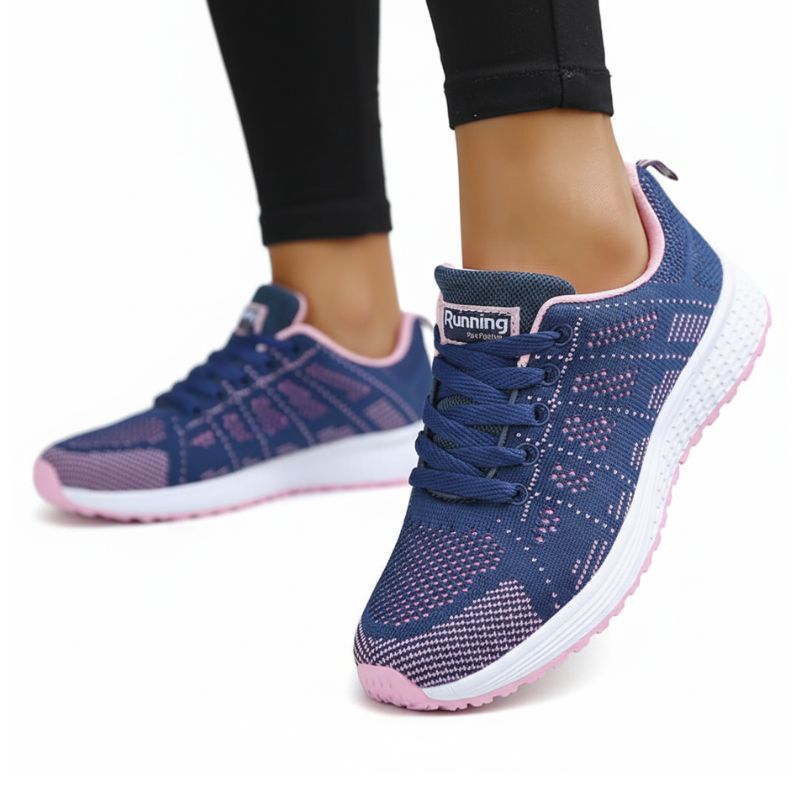 Tênis Feminino Running Confort Fit – Leve, Respirável e Estiloso