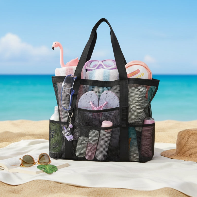 Bolsa de Praia em Malha Respirável de Grande