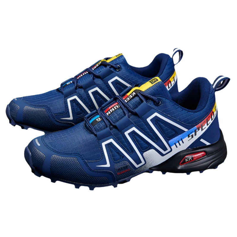 tenis trilha unissex speedrun pro azul marinho impermeavel