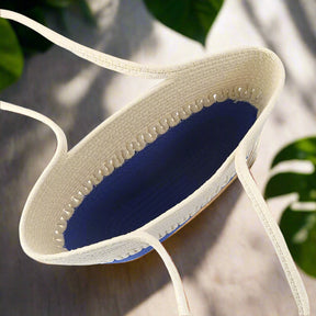 Bolsa Tote Riviera Corda Bicolor Saybeleze