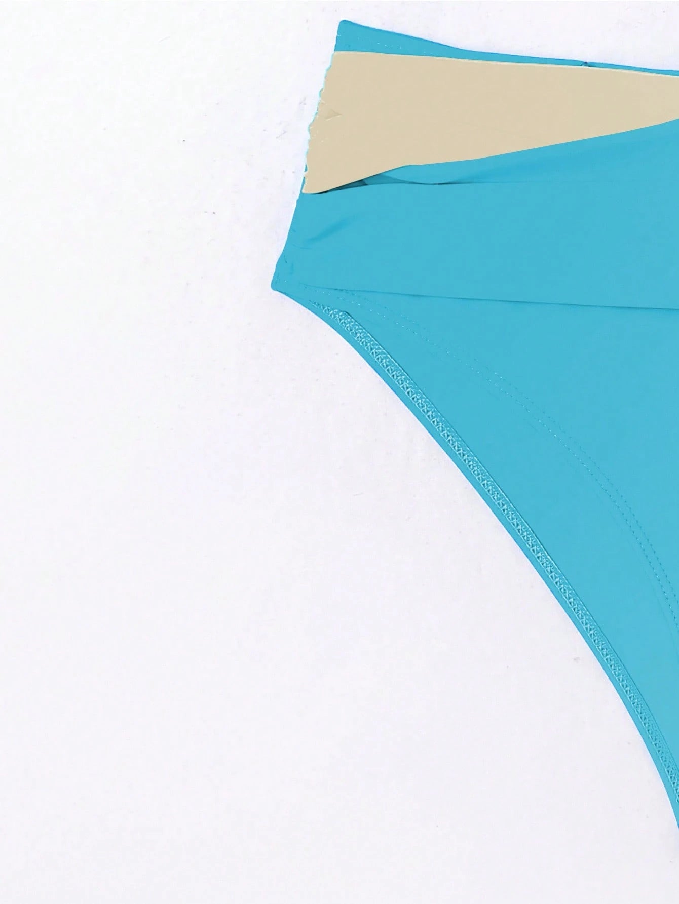 Biquíni Hot Pant Duo Aqua & Ivory