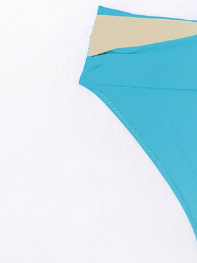 Biquíni Hot Pant Duo Aqua & Ivory