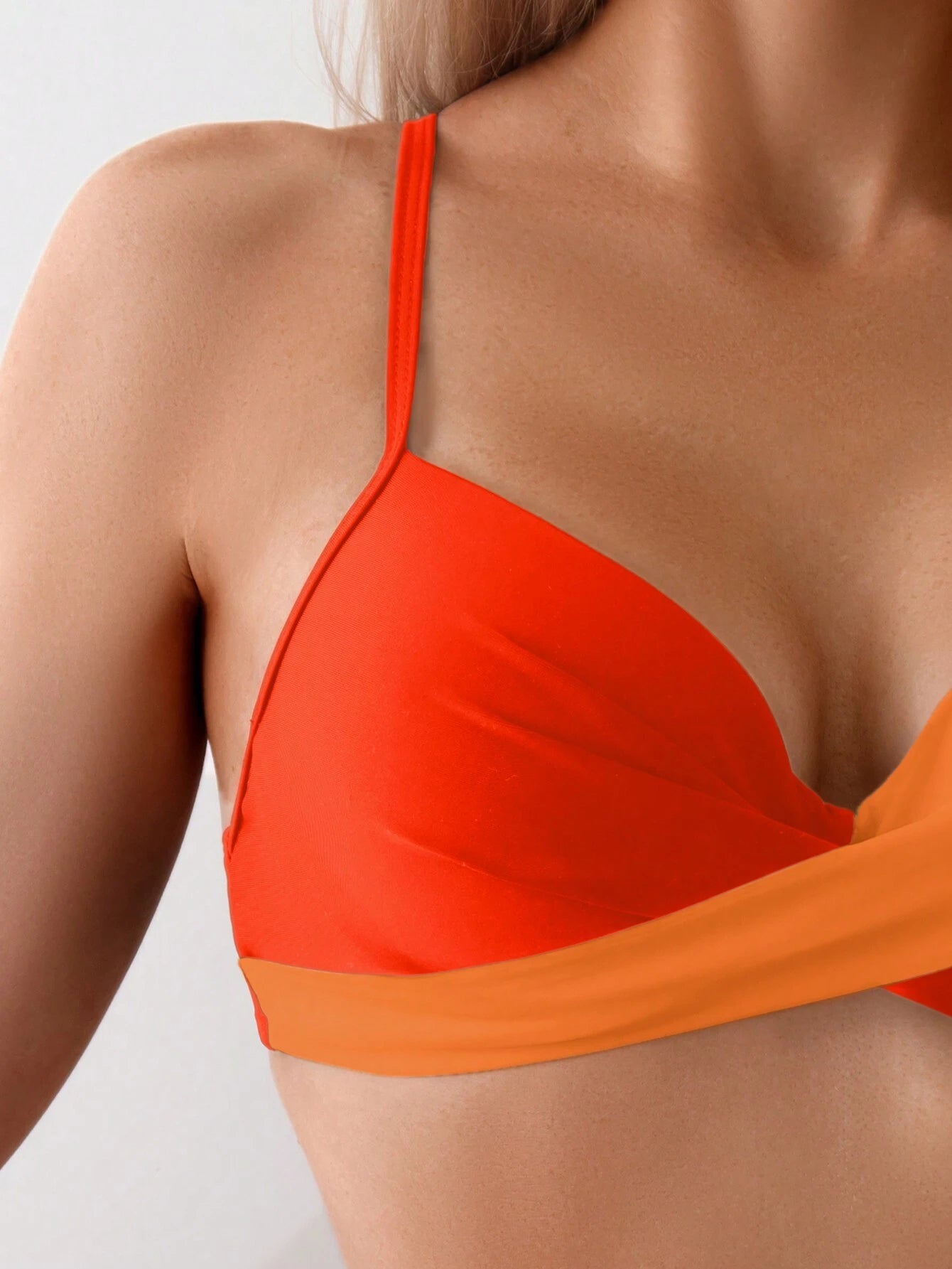 Biquíni Hot Pant Duo Coral & Tangerina