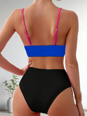 biquíni hot pant cavado com cintura alta