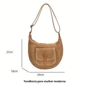 Bolsa Tote Grande Saybeleze Trama Natural