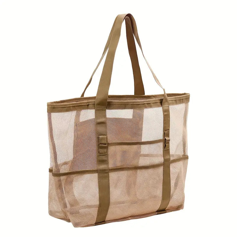 Bolsa de Praia em Malha Respirável de Grande