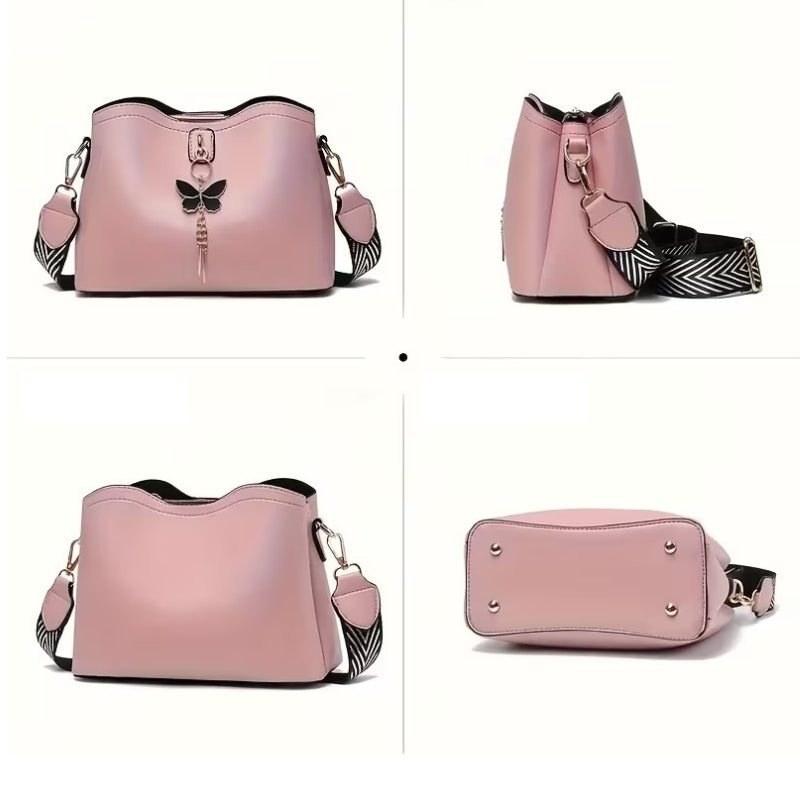 Bucket Bag Saybeleze Butterfly Charm