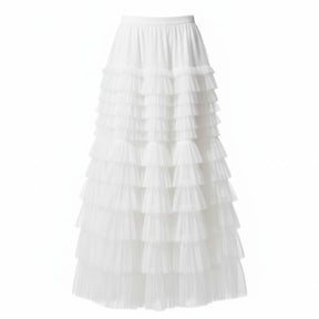 Saia Longa de Tule Branca - Delicadeza e Romantismo para Ocasiões Especiais