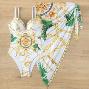 Maiô com Saída de Praia White Gold