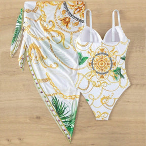Maiô com Saída de Praia White Gold
