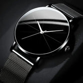 Relógio Feminino Minimal Black All Mesh