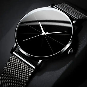 Relógio Feminino Minimal Black All Mesh