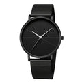Relógio minimalista preto feminino estilo sofisticado
