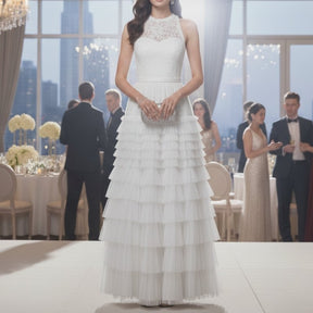 Saia Longa de Tule Branca - Delicadeza e Romantismo para Ocasiões Especiais