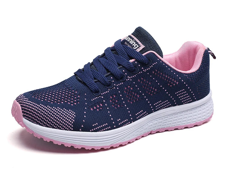 Tênis Feminino Running Confort Fit – Leve, Respirável e Estiloso