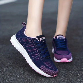 Tênis Feminino Running Confort Fit – Leve, Respirável e Estiloso