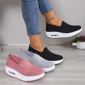 Tênis Feminino Plataforma Air Knit
