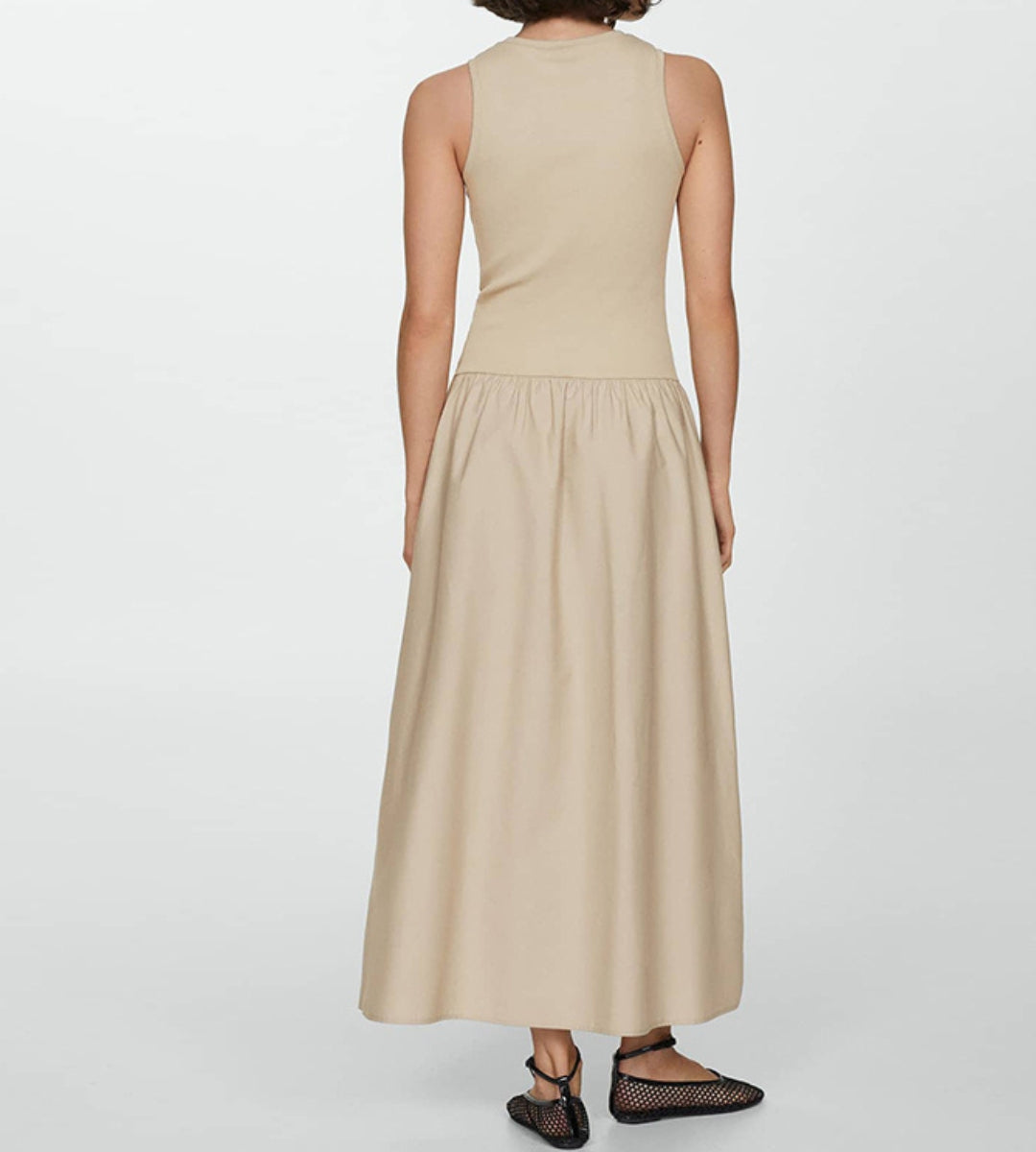 Vestido Feminino Longo Essenza Flow Sem Mangas