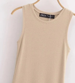 Vestido Feminino Longo Essenza Flow Sem Mangas