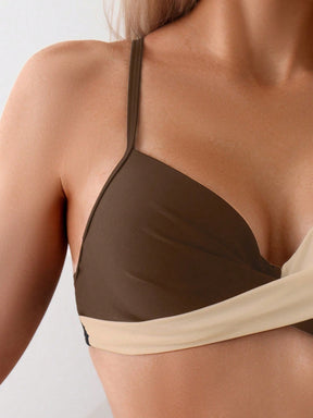 Biquíni Hot Pant Duo Brown & Nude