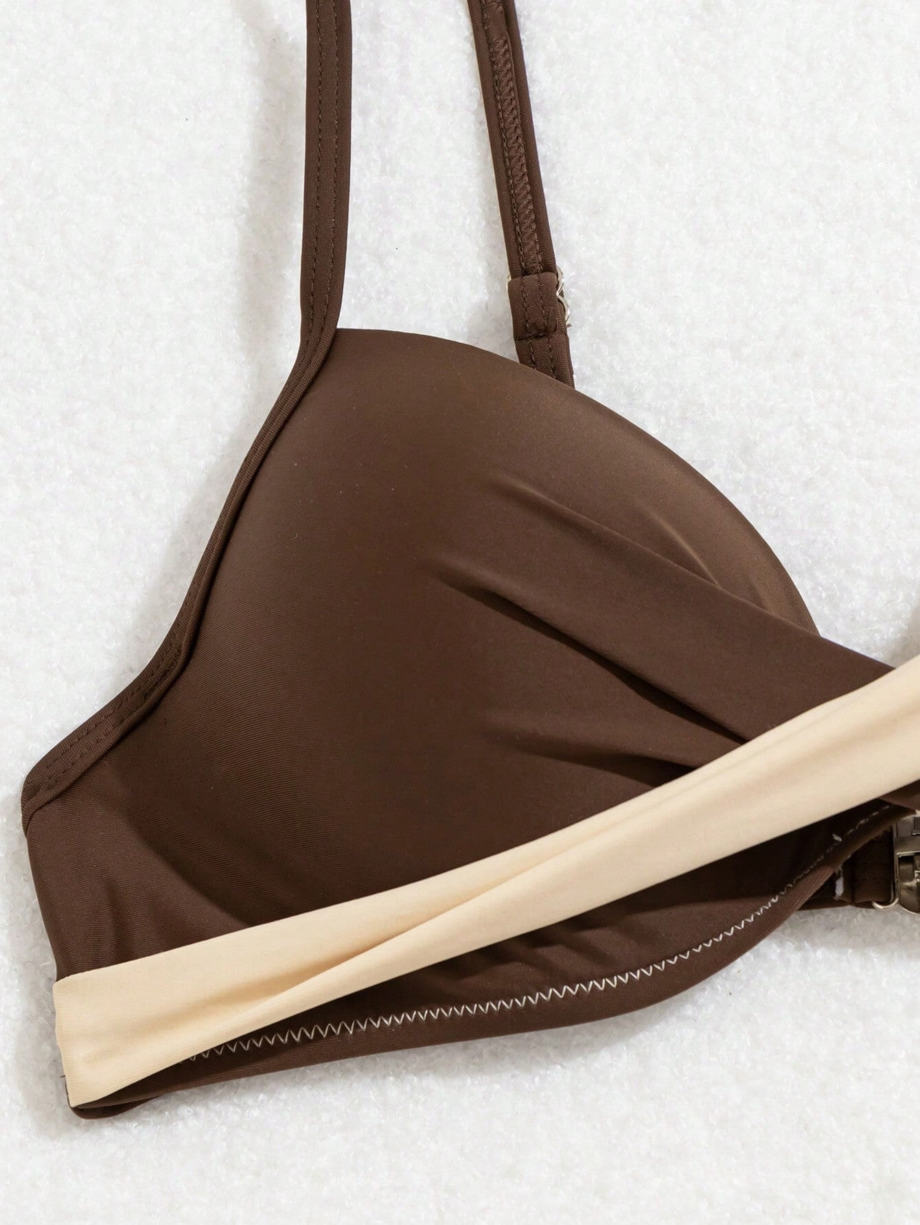 Biquíni Hot Pant Duo Brown & Nude