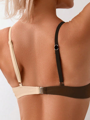 Biquíni Hot Pant Duo Brown & Nude