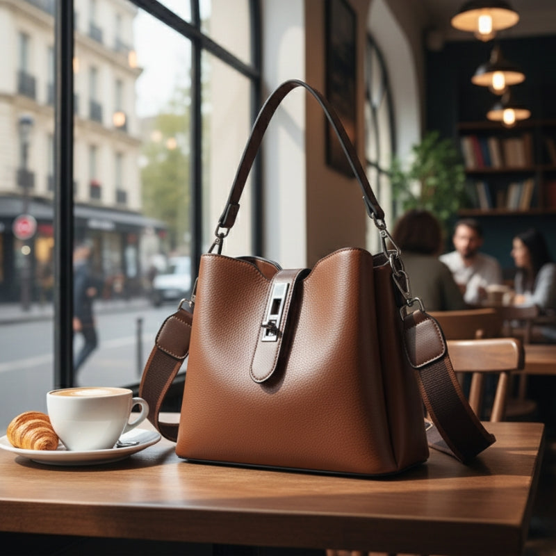 Bucket Bag Saybeleze Elegance Black Premium