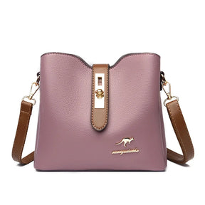 bolsa pink feminina couro ecologico com bolso com ziper