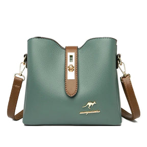 bolsa verde feminina moderna com ferragens brilhantes saybeleze