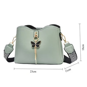 Bucket Bag Saybeleze Butterfly Charm