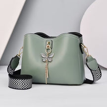 bucket bag saybeleze verde com pingente