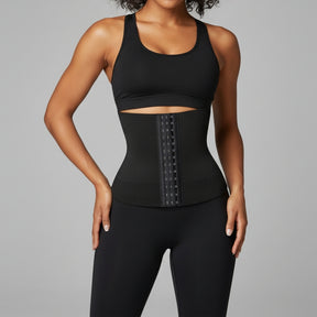 cinta modeladora feminina preta alta compressão sculpt black