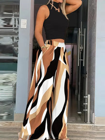 Conjunto Feminino Estampado Geométrico
