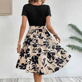 Vestido Midi Longo Belle Noir Classic