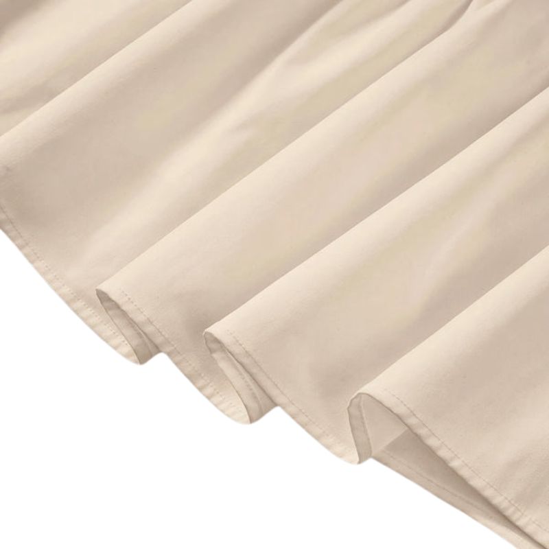 Saia evasê feminina midi bege cintura alta