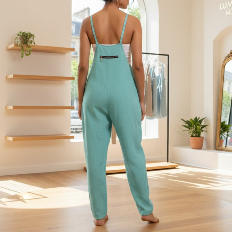 Macacão Feminino Pantacourt com Bolso