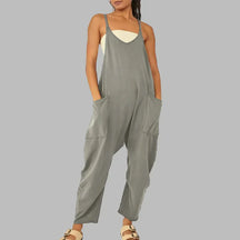 Macacão Feminino Pantacourt com Bolso