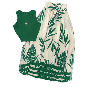 Conjunto Feminino Estampado Tropical - Frescor e Estilo para o Verão