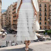 Saia Longa de Tule Branca - Delicadeza e Romantismo para Ocasiões Especiais