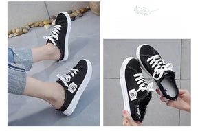 Tênis Mule Feminino Jeans Casual