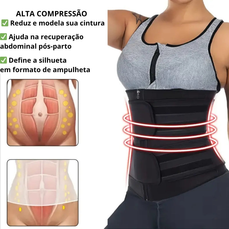 modelador feminino cintura alta sculpt black