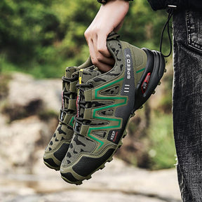tenis speedrun pro verde camuflado para trilhas e trekking