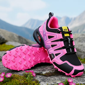 tenis trilha unissex speedrun pro rosa impermeavel