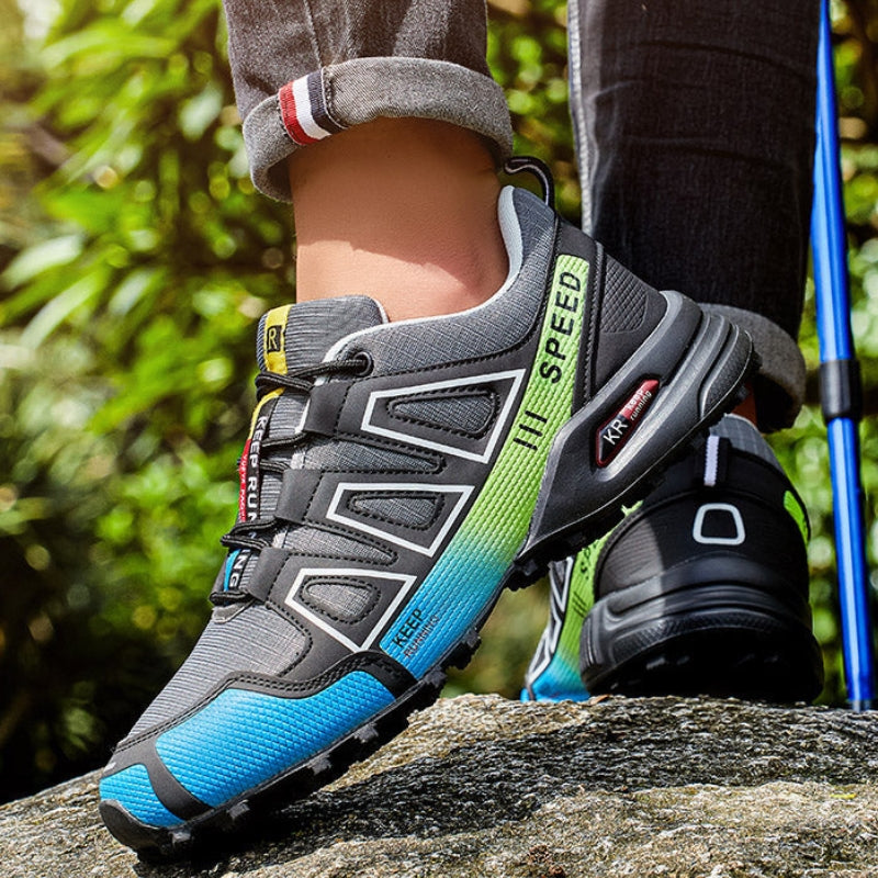 tenis trilha unissex speedrun pro turquesa impermeavel