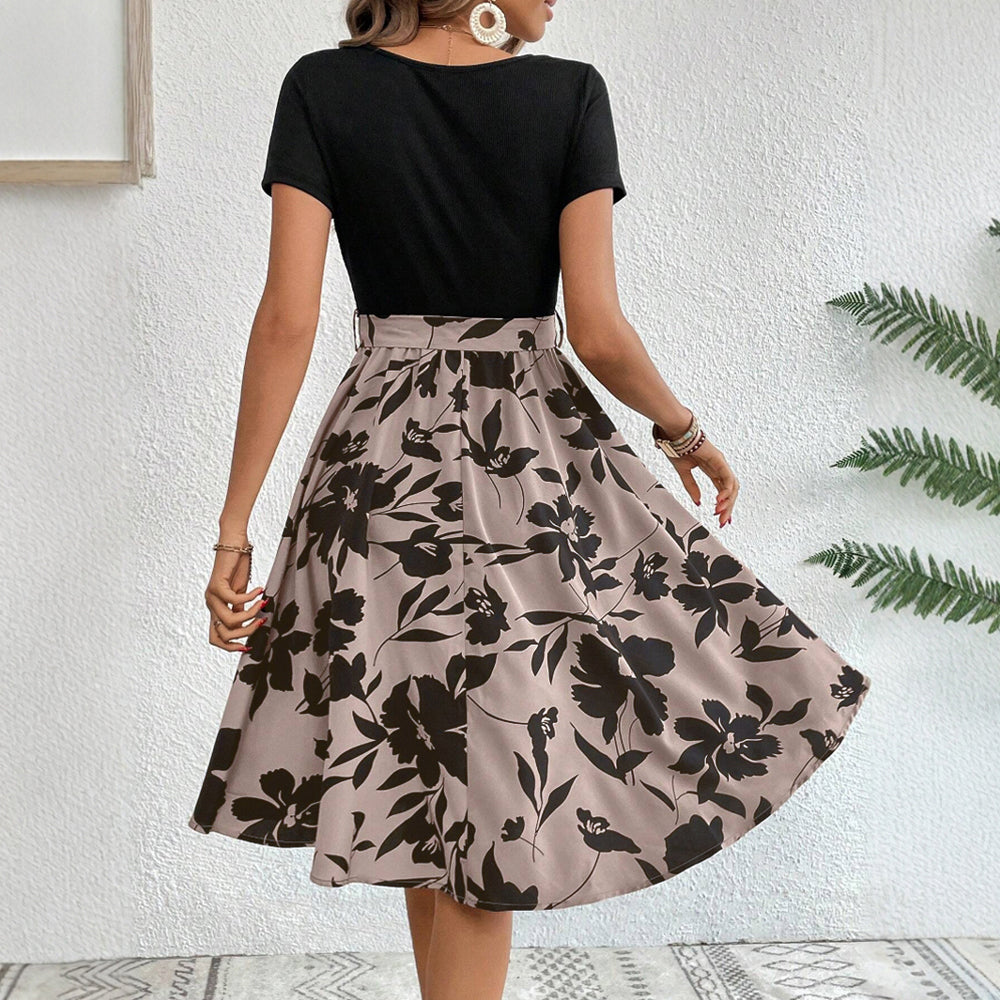 vestido longo casual chic belle noir
