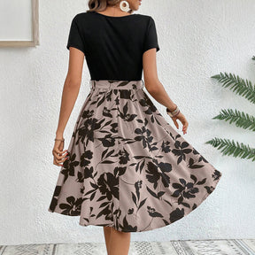 vestido longo casual chic belle noir
